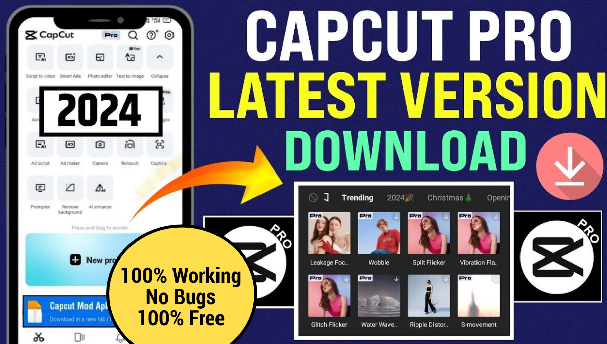 CapCut Mod APK v12.2.0 for Android (Premium Unlocked) 2024